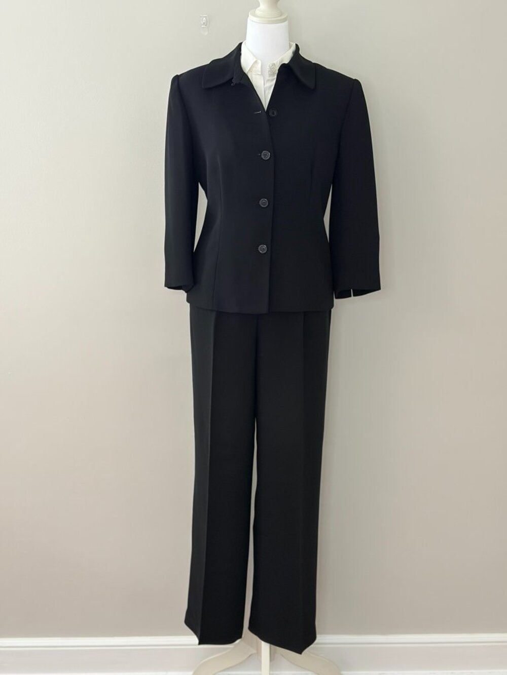 Grace Essentials Classic Black Pantsuit Set | Blazer 10 & Pants 10P